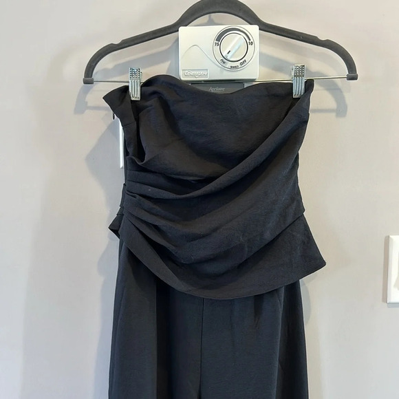 Ronny Kobo Ambre Strapless Jumpsuit in Black - Picture 4 of 13